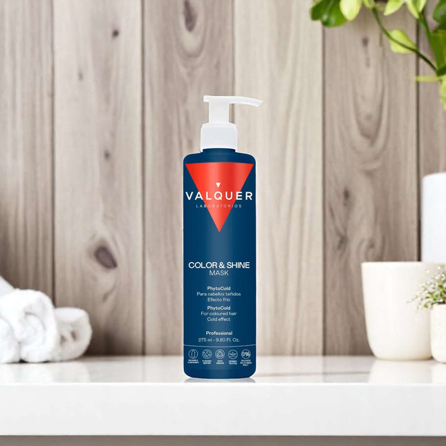 Mascarilla capilar color y brillo para cabellos teñidos
