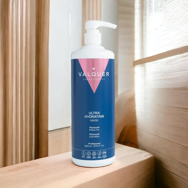Champú ultrahidratante y mascarilla efecto frío para cabello