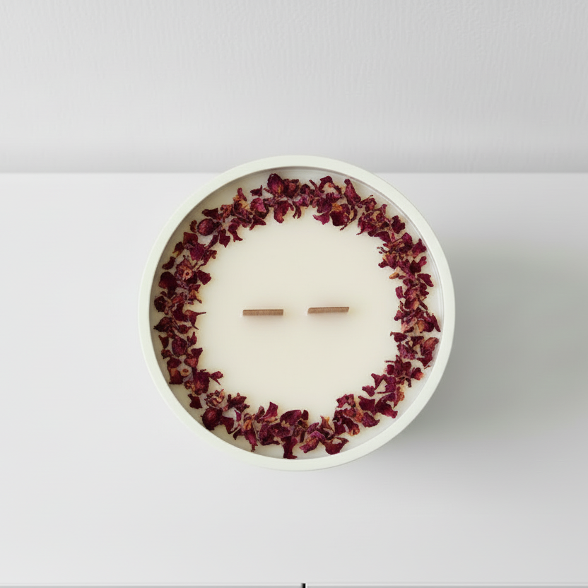 Medianoche en Flor – Vela XL con alma seductora