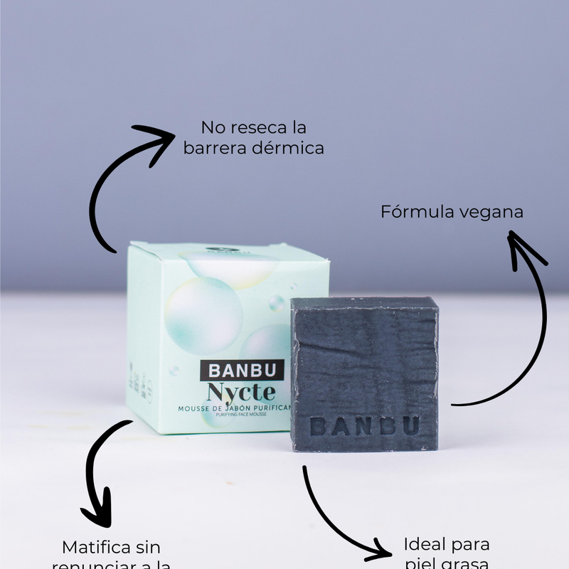 Mousse facial eco para piel mixta y grasa | limpieza suave