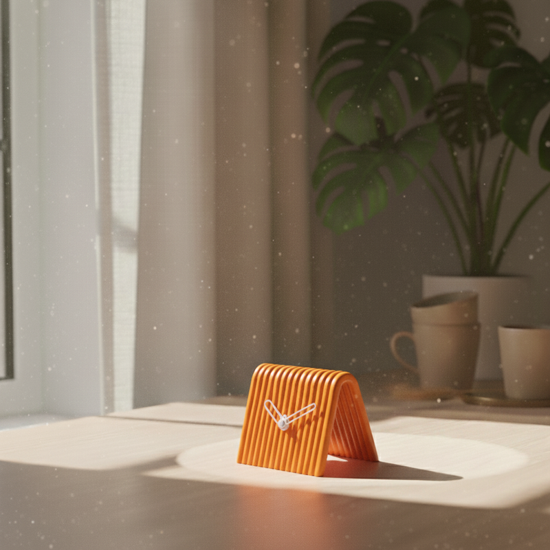 Reloj de Mesa Mini en 3D – Diseño Moderno en Forma de ARelojHome & Garden > Decor > Clocks > Desk & Shelf Clocks > Desk Clocks