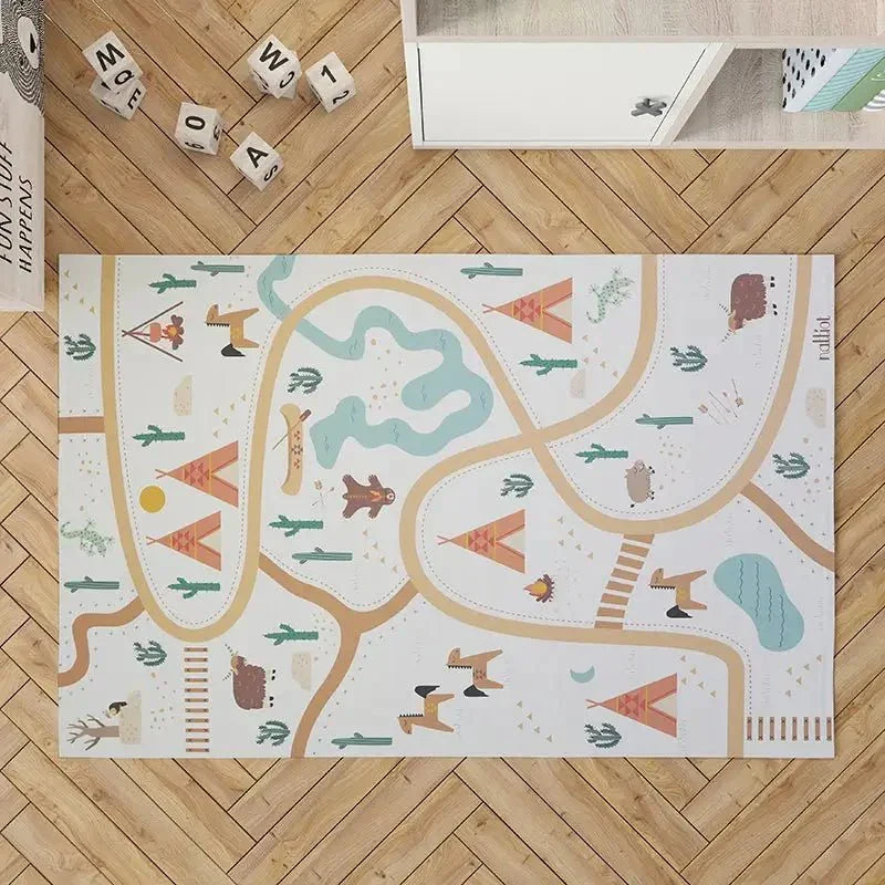 Western Recycled Vinyl Playmat for Kids
