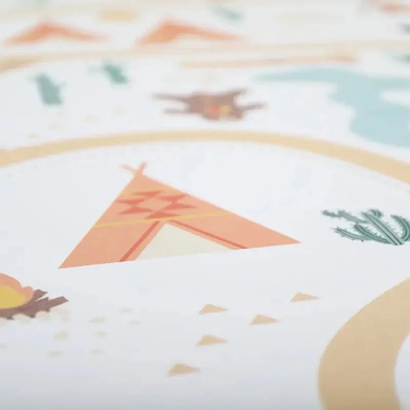 Western Recycled Vinyl Playmat for Kids