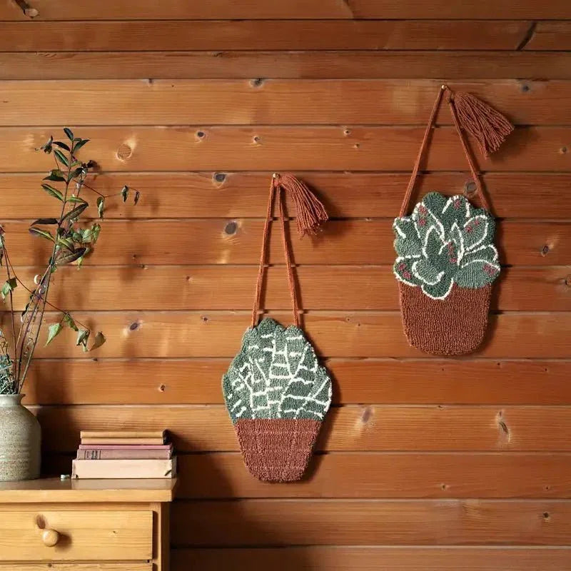 Mural decorativo de lana pura para dormitorios niños | Aloe