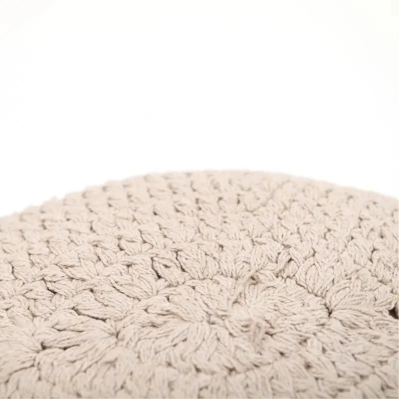 Cojín decorativo bohème algodo crochet PLUME ECRUAccessoiresHome & Garden > Decor > Throw Pillows