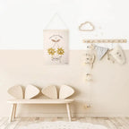 Vinilo mural para habitación de bebés con zodíaco Géminis