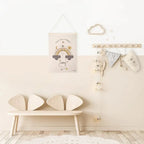 Zodiac wall mural for children with a horoscope | Libra sign