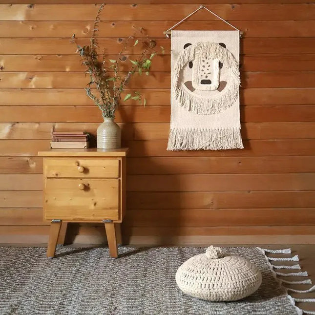 Cojín decorativo algodon redondo crochetLENKA ECRUAccessoiresHome & Garden > Decor > Throw Pillows