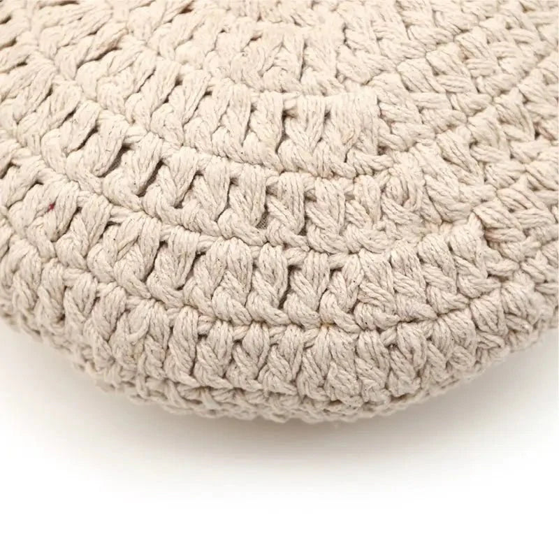 Cojín decorativo algodon redondo crochetLENKA ECRUAccessoiresHome & Garden > Decor > Throw Pillows