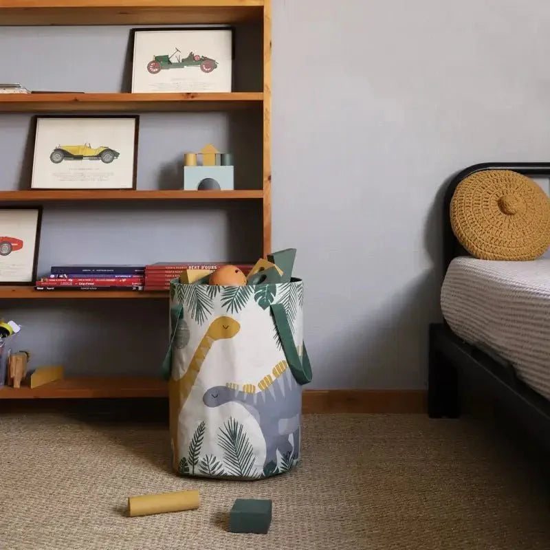 Cesta de almacenaje dinosaurios para niños | De algodón