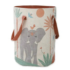 Cesta de almacenaje infantil Malena con elefante