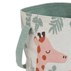 Cotton storage basket for a child's bedroom