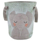 Cotton storage basket for children's rooms
