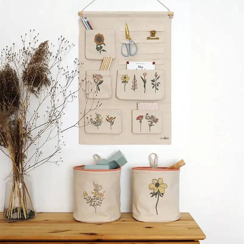 Cestas de almacenamiento colgantes, juego de 2 cestas FLORAAccessoiresHome & Garden > Household Supplies > Storage & Organization > Household Storage Caddies