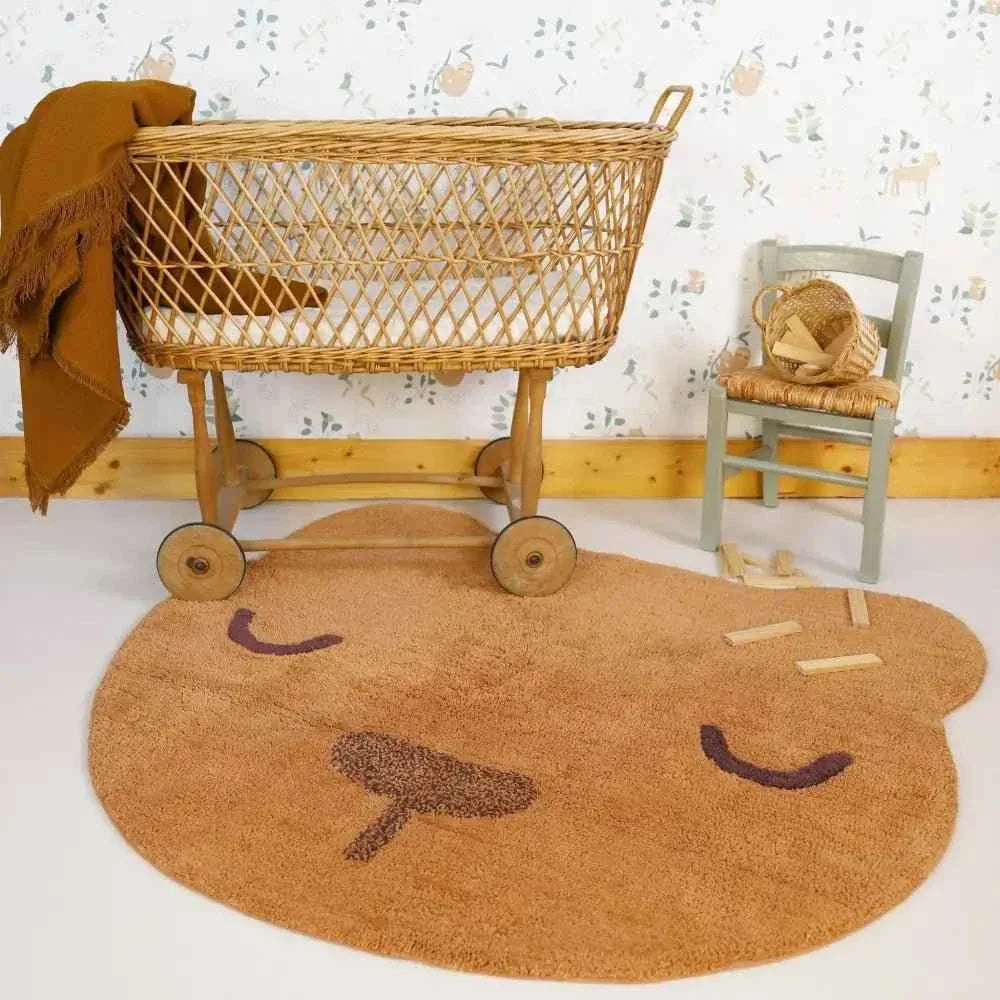 Alfombra infantil 100x110 cm | lavable y colores brillantes