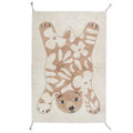 Soft cotton children's rug with floral design | 100x150 cm