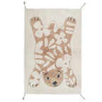 Soft cotton children's rug with floral design | 100x150 cm