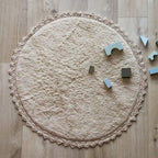 Alfombra infantil de algodón lavable a máquina | 110 cm