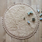 Alfombra infantil de algodón lavable a máquina | 110 cm