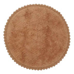 Alfombra infantil redonda suave | toffee 110 cm