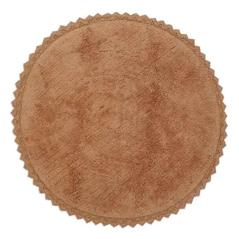 Alfombra infantil redonda suave | toffee 110 cm
