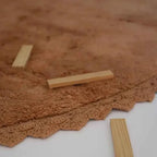Alfombra infantil redonda suave | toffee 110 cm