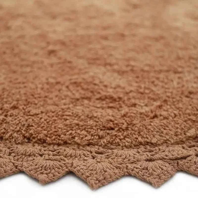 Alfombra infantil redonda suave | toffee 110 cm