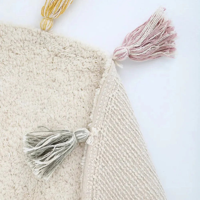 Alfombra Infantil 110 cm RAINBOW MOSS Algodón Lavable en lavadoraAlfombraHome & Garden > Decor > Rugs