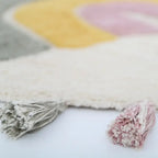 Rainbow Moss Cotton Kids Rug 110cm | Washable