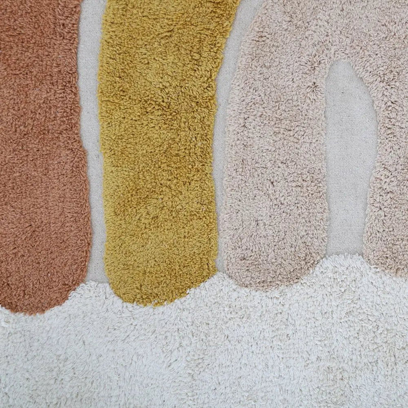 Alfombra Infantil 110 cm RAINBOW TOFFEE Algodón Lavable en lavadoraAlfombraHome & Garden > Decor > Rugs
