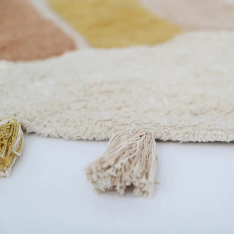 Alfombra Infantil 110 cm RAINBOW TOFFEE Algodón Lavable en lavadoraAlfombraHome & Garden > Decor > Rugs