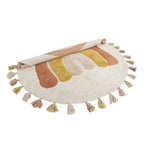 Alfombra infantil Rainbow 110 cm algodón | lavable