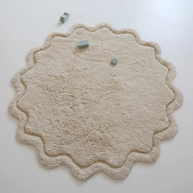 Alfombra Infantil 110 cm SWEET APRIL ECRU Algodón Lavable en lavadoraAlfombraHome & Garden > Decor > Rugs