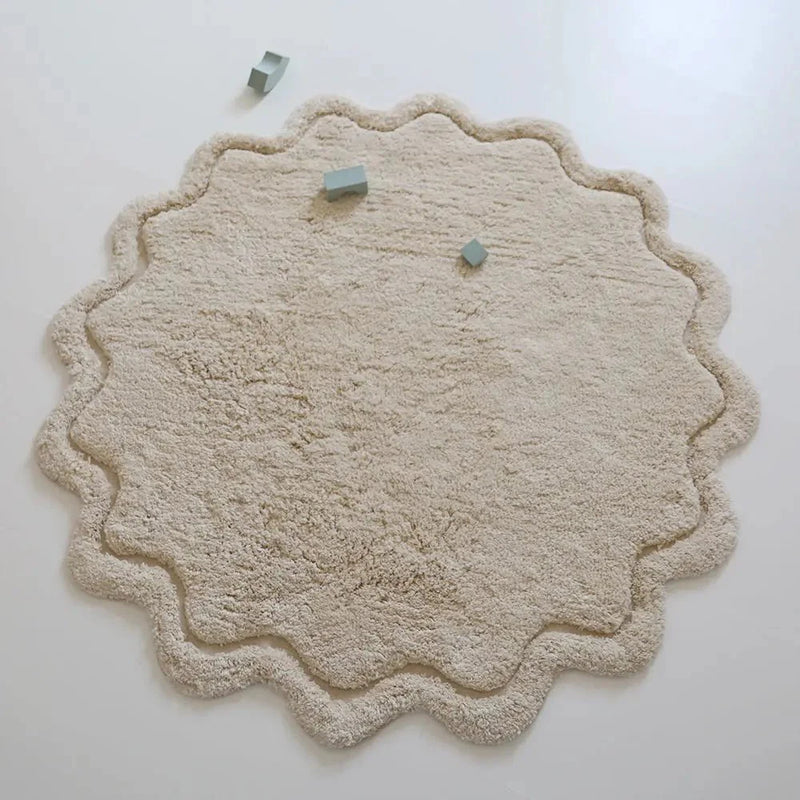 Alfombra Infantil 110 cm SWEET APRIL ECRU Algodón Lavable en lavadoraAlfombraHome & Garden > Decor > Rugs