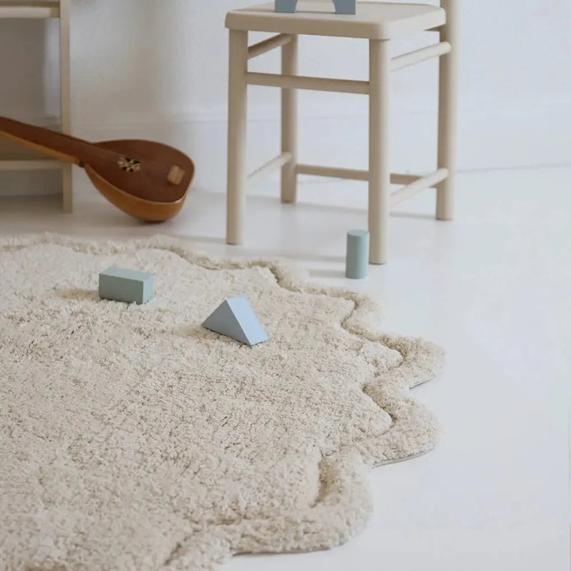 Alfombra Infantil 110 cm SWEET APRIL ECRU Algodón Lavable en lavadoraAlfombraHome & Garden > Decor > Rugs