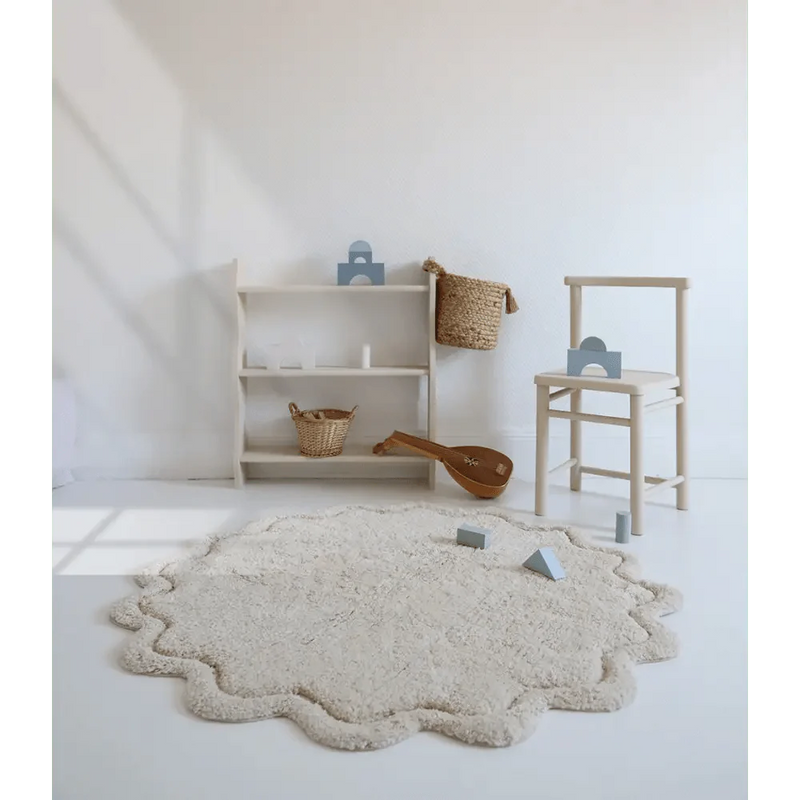 Alfombra Infantil 110 cm SWEET APRIL ECRU Algodón Lavable en lavadoraAlfombraHome & Garden > Decor > Rugs