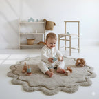 Alfombra infantil suave y lavable a máquina | 110 cm