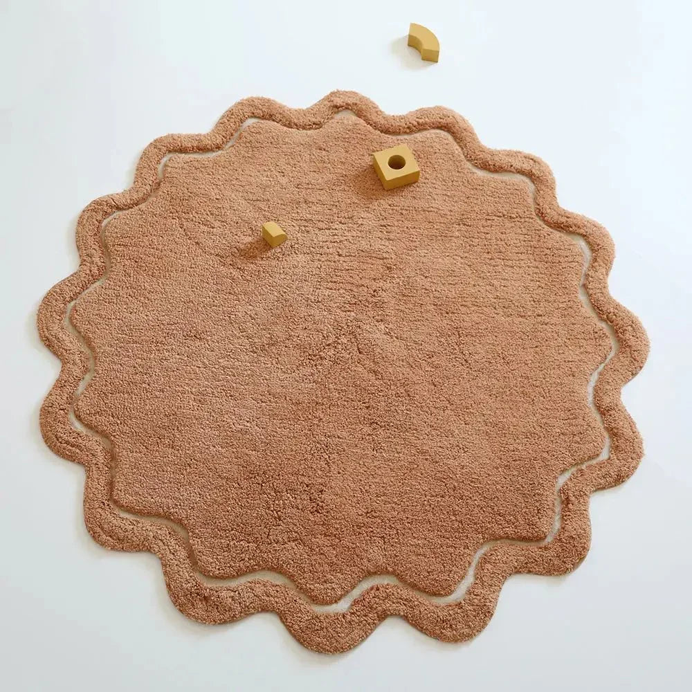 Alfombra infantil de algodón lavable | 110 cm