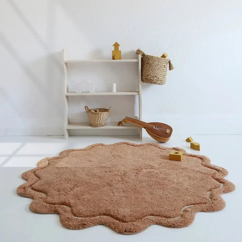 Alfombra infantil de algodón lavable | 110 cm