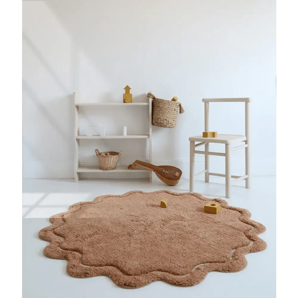 Alfombra infantil de algodón lavable | 110 cm