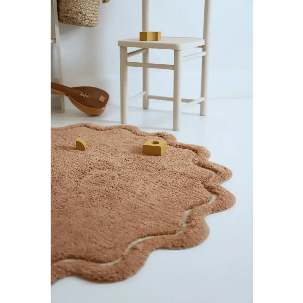 Alfombra infantil de algodón lavable | 110 cm