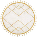 Soft washable round rug for children | 120 cm
