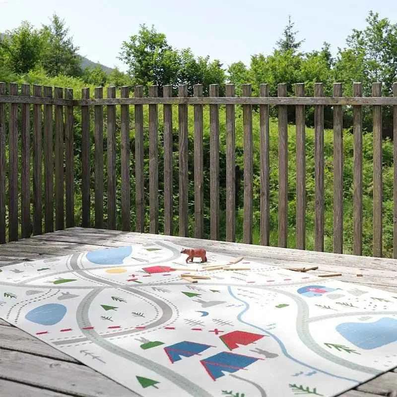 Alfombra de polipropileno 120x180 cm para niños | Colores vívidos
