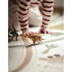Alfombra infantil Little Jurassic 120x180 | Fondo blanco