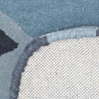 alfombra infantil 125 cm blue tiger diseño poético | lavable