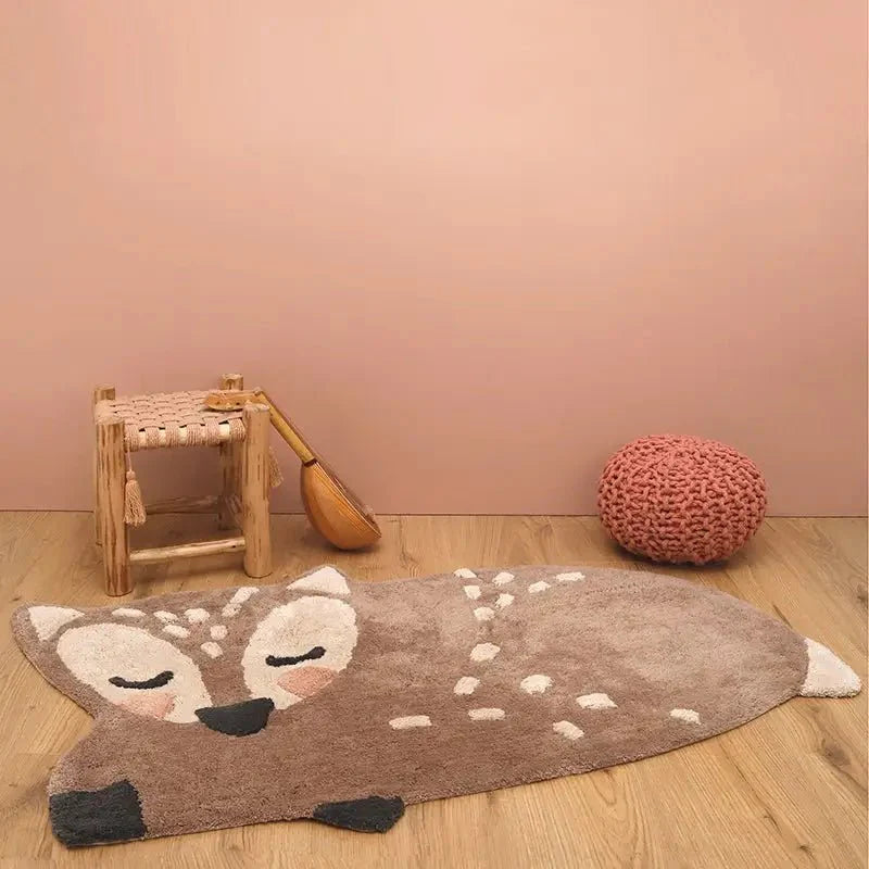 Alfombra Infantil 70x110 cm DEER Algodón Lavable en lavadoraAlfombraHome & Garden > Decor > Rugs