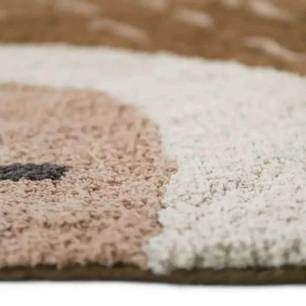 Alfombra infantil de algodón 85x120 cm | suave y lavable