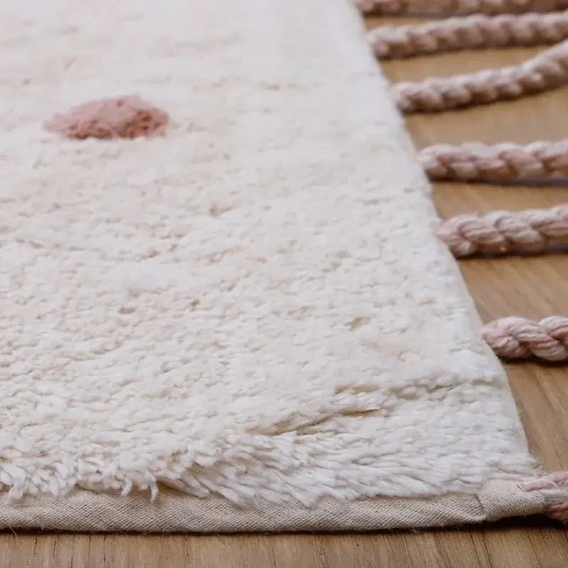 Alfombra infantil Birdy | hecha a mano en algodón