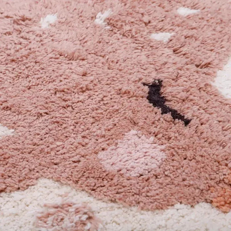 Alfombra infantil Birdy | hecha a mano en algodón