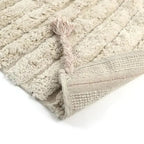 Dalia nude cotton rug, machine washable